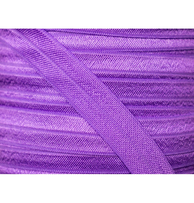 5/8" Fold Over Elastic - Purple