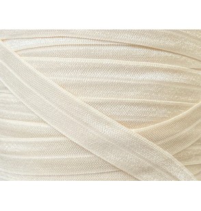 5/8" Fold Over Elastic - Cream